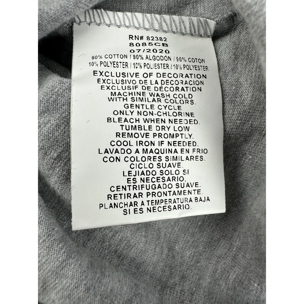 Champion T-Shirt Gray Script Logo/Camo BoysTee Athletic‎ Fit Size:XL NWT